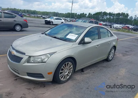 2013 Chevrolet Cruze Eco Auto из США, поврежденный, VIN 1G1PH5SB2D7149499